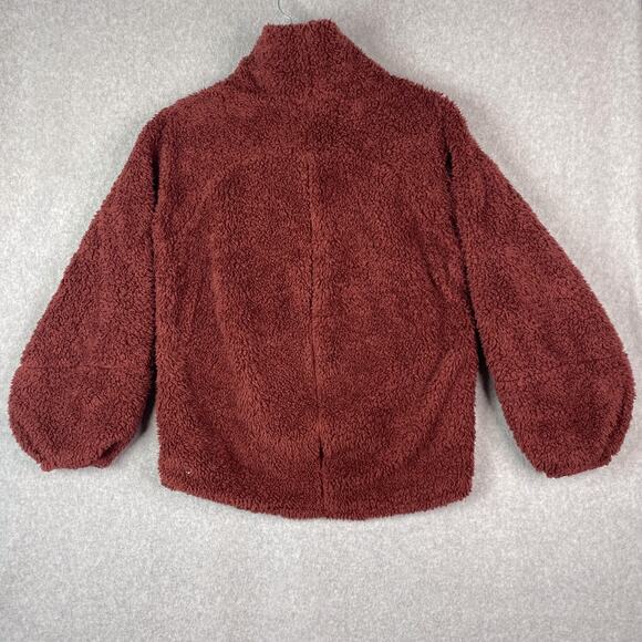 Lululemon Womens M/L Warm Restore Sherpa Pullover in Savannah - Picture 4 of 7